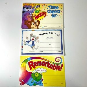 Teacher Classroom Vintage Student Certificates Trend 1997 Unused (52 Total)